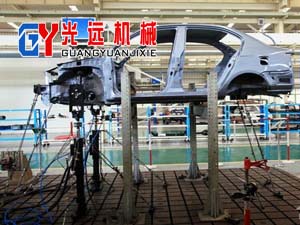 为天津丰田制作车身检测平台